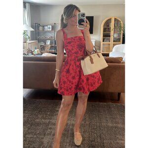 Free People Meet Me In Maui Mini Dress in Heat Wave